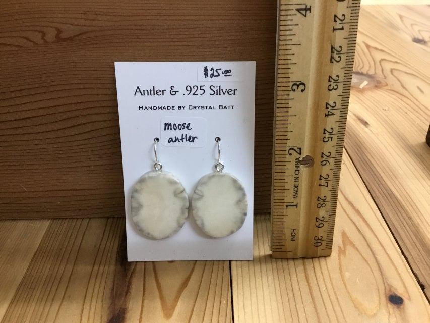 Alaskan Moose Antler Earrings
